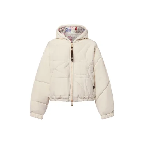 LOUIS VUITTON Хлопковый пуховик женский цвет слоновая кость