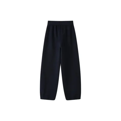 MOPROBABLY Повседневные брюки Женские Темно-синий