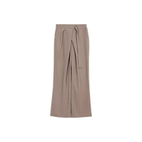 Wbwq Повседневные брюки Женские Кофе