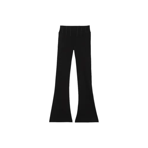Victoria's Secret Розовый Ultimate FLARE Леггинсы Casual Pants Женские Чисто черный
