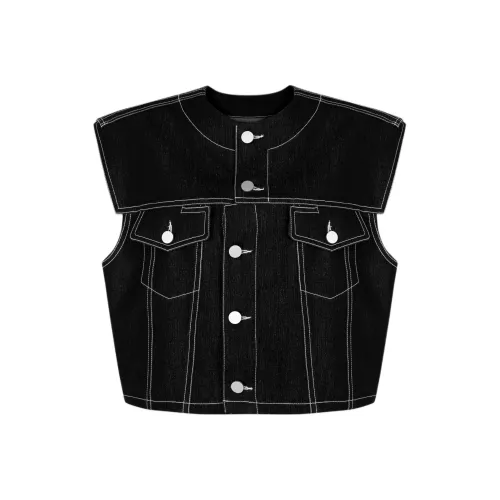 Rongrong Черные Женские Жилеты