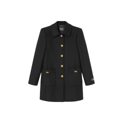 VERSACE FW24 Пальто Женское Черное