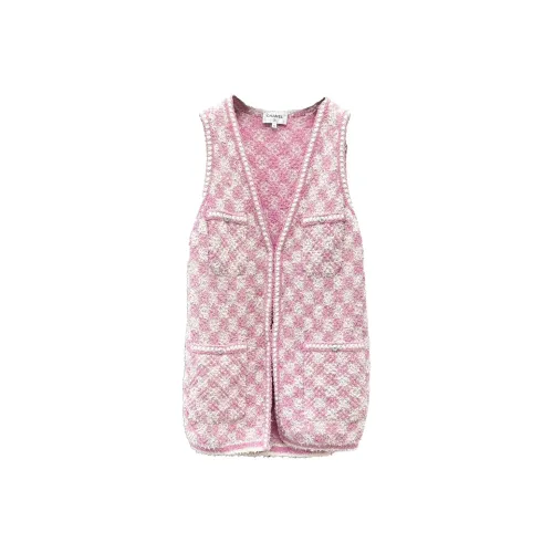 CHANEL Розовые Женские Жилеты