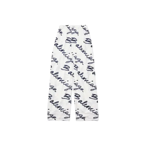 Balenciaga SS23 Повседневные брюки свободный крой женский белый