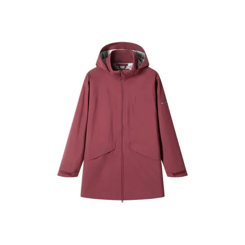 OUTDOOR PRODUCTS Водонепроницаемый Ветрозащитный Дышащий Водонепроницаемый Ветровка Женская Кожаная Красная