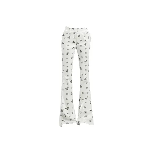 HELEH Белый Женские Повседневные Брюки