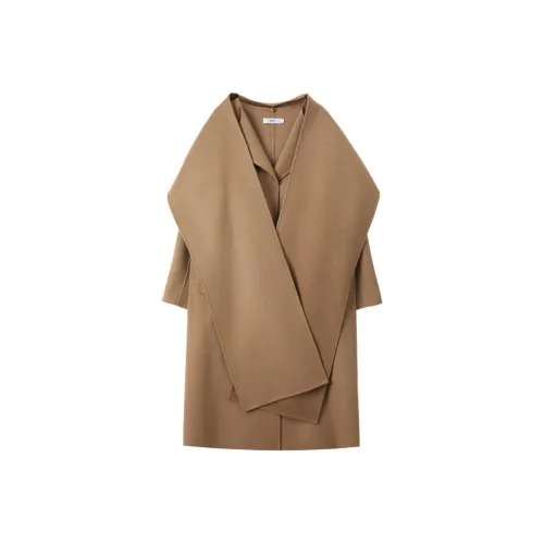 RIZ OUZH Пальто Женское Каменный Серый