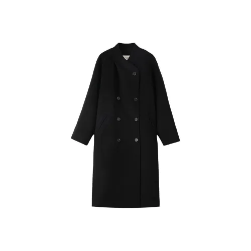 RIZ OUZH Пальто Женское Классическое Черное