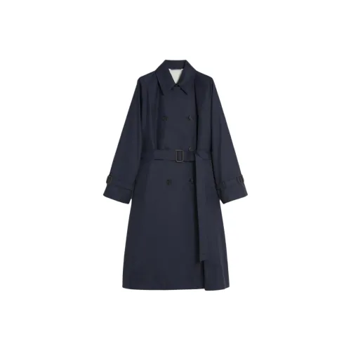 WEEKEND MaxMara Тренчкот Женский Морской Синий