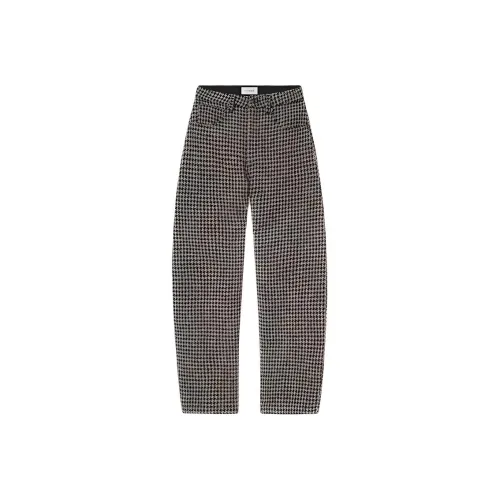 Рамка FW24 Повседневные брюки Женские Черный Белый Клетка