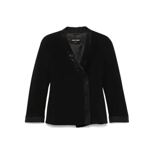 AMANI SS25 Бизнес-костюм Пальто Женское Черное