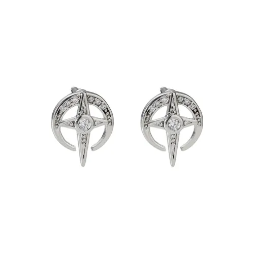 JEANSWEST Титановые стальные серьги-гвоздики унисекс