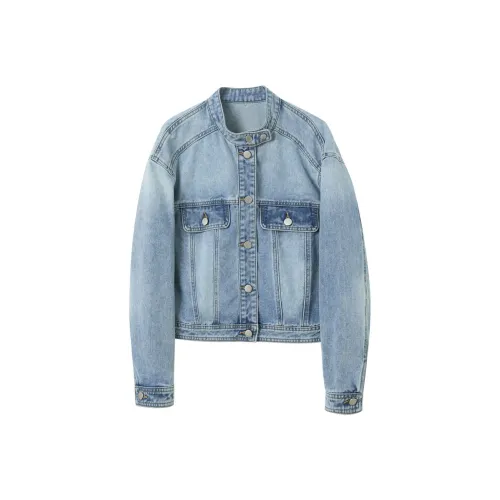 3COLOUR Denim Jacket Women's Sky Blue