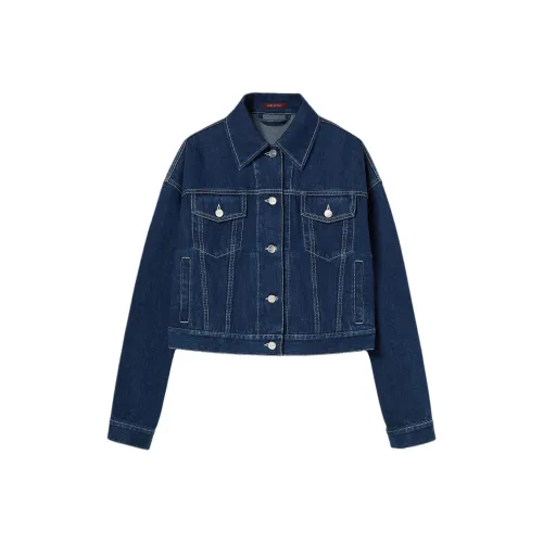 GUCCI Denim Jacket Women's Blue GUCCI Деним Куртка Женская Синяя
