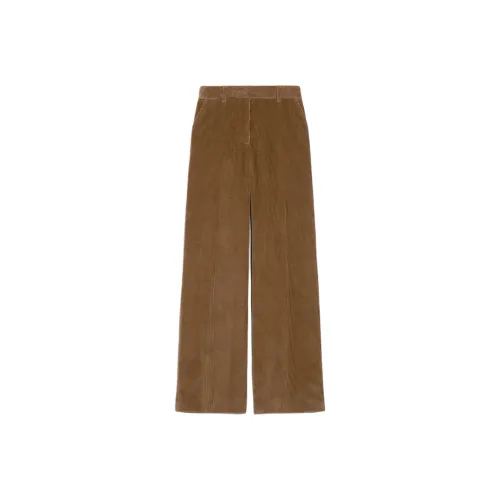 WEEKEND MaxMara Hazelnut Коричневые Женские Повседневные Брюки