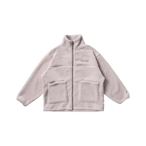 Конверс BOA Бархат Feel Пальто Женское Серый Розовый