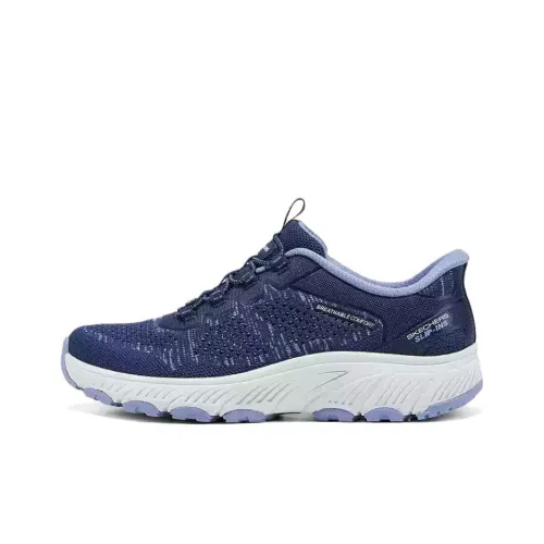 Skechers OUTDOOR WOMENS Устойчивый к истиранию Дышащий Низкий Топ Casual Женский Морской Синий