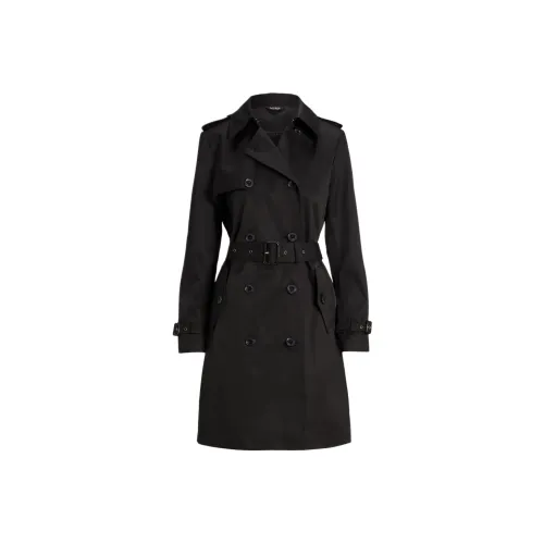 LAUREN RALPH LAUREN Тренчкот Женский Черный