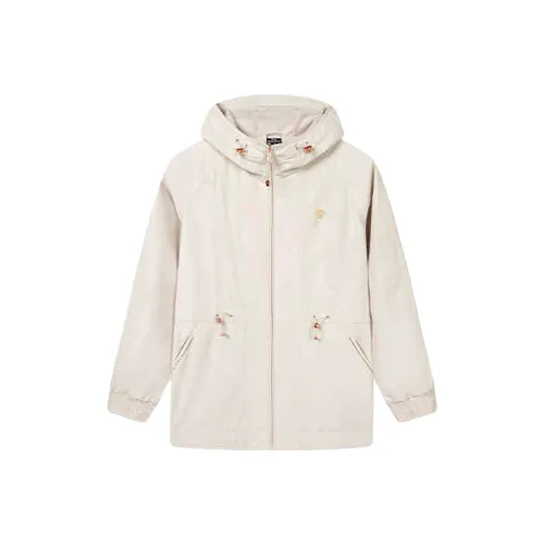 361° Тренчкот Женский Прозрачный Туманный Коричневый