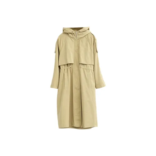 ZIMO Хаки Женский Тренч