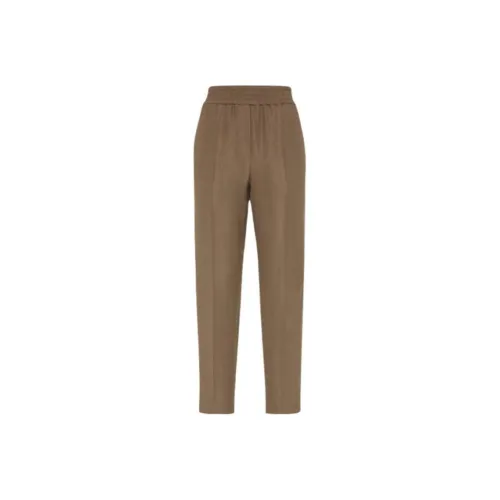 Brunello Cucinelli Какао Женские Повседневные Брюки