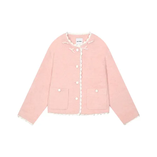 Umoumo Вельвет Feel Пальто Женское Розовый