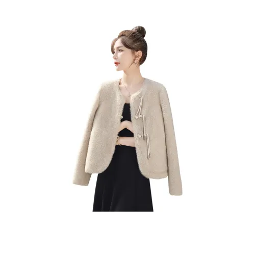 Cypress House Вельвет Feel Куртка Женская Серый Бежевый