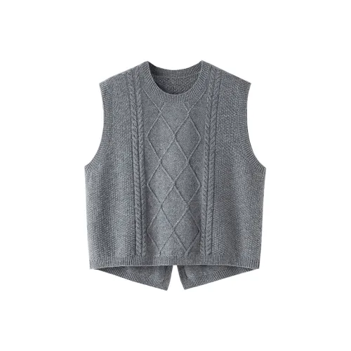 Cypress House Жилет Женский Светло-Серый