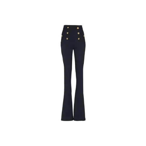 BALMAIN Черные Женские Повседневные Брюки