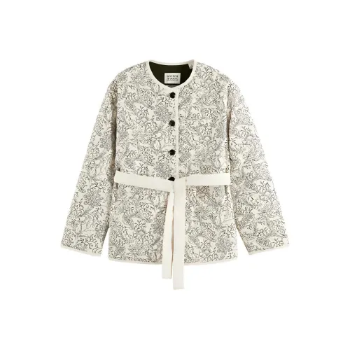 Scotch Soda Хлопковый пуховик женский разноцветный