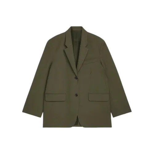 ARKET Бизнес-костюм женский хаки зеленый