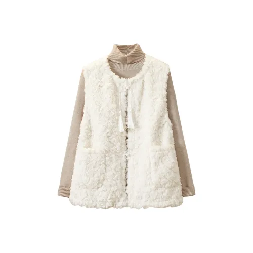 TOUCH Экрю Женские Жилеты