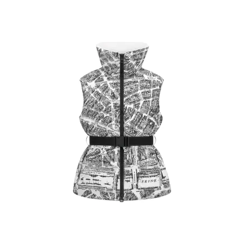 DIOR Dioralps FW24 Жилет Женские Черный Белый