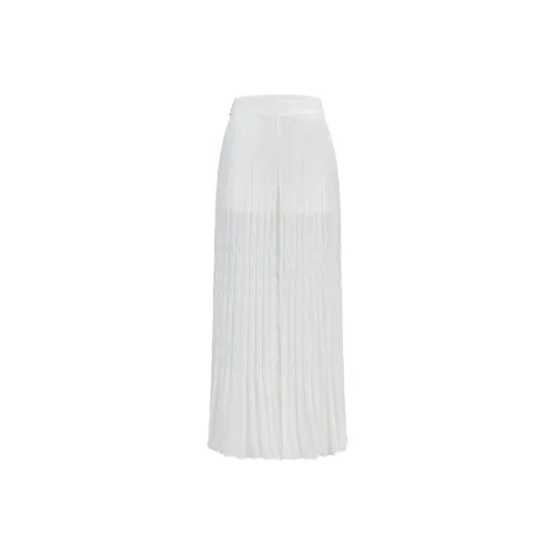 Shanghai Tang SS24 Повседневные брюки Женские Белые