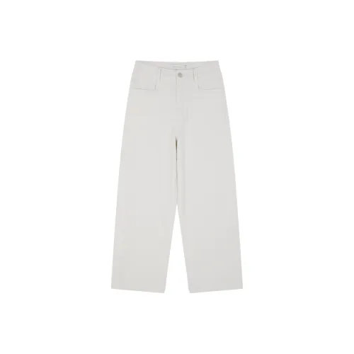 IHIMI Повседневные брюки Женские Белые