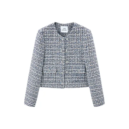 PEACEBIRD Cropped Coat Women's Pink Blue PEACEBIRD Укороченное пальто женское розовый синий