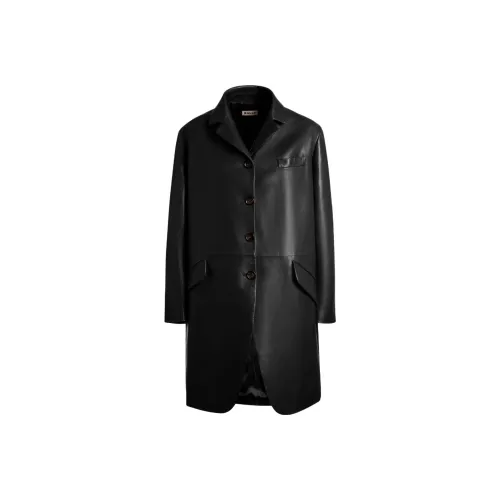 BALLY FW24 Кожа Куртка Женская Черная