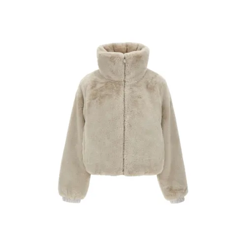 SAVE THE DUCK Мех Женский Бежевый