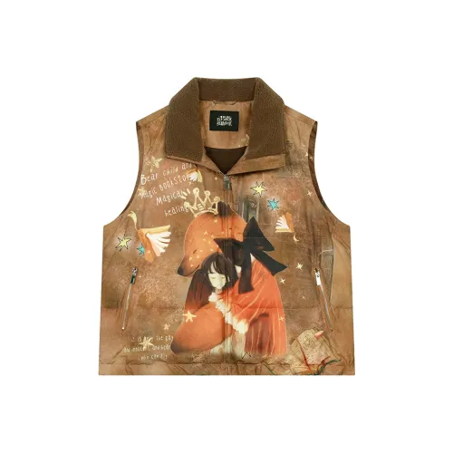 ELF SACK Жилет Женские Bear Coffee