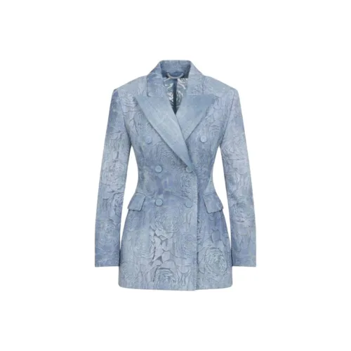 ERMANNO SCERVINO SS25 Бизнес-костюм Женский Синий