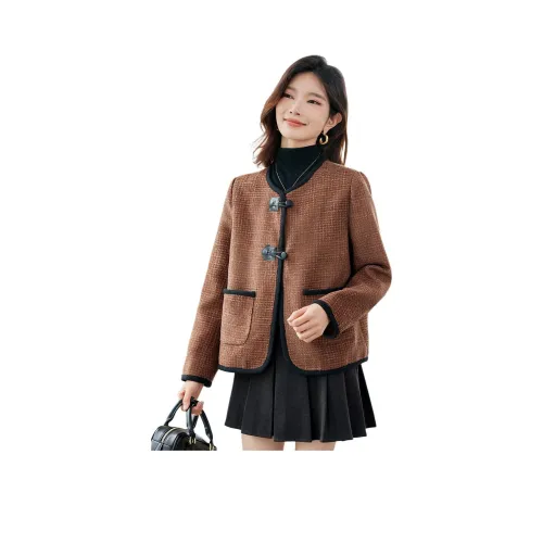 TERRE BLEUE Пуховая куртка Женская Кофейного цвета