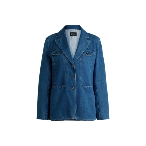 Hugo Boss Бизнес-костюм Пальто Женское Синее