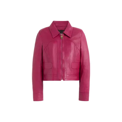 COACH Кожа Куртка Женская Красная
