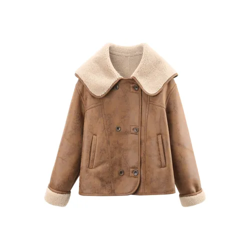 A paradise for awakening Мех Женские Кофе