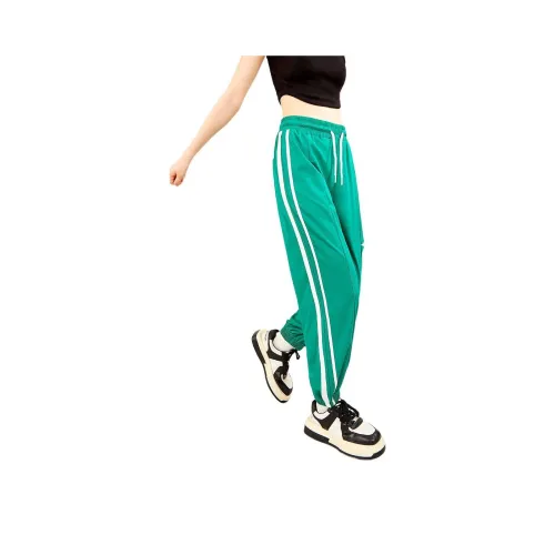 MUGUOGUOMU Повседневные брюки Женские Жевательные конфеты Зеленый