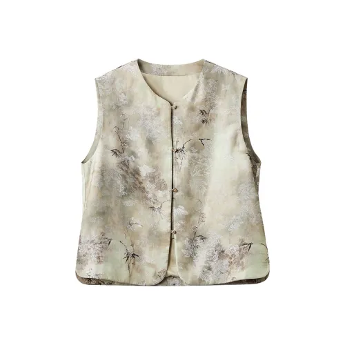 XIANGYING Хаки Женские Жилеты