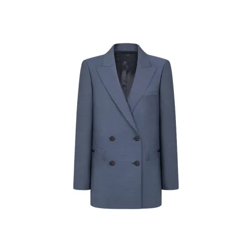 BLAZE Milano SS25 Бизнес-костюм Женский Серый Синий