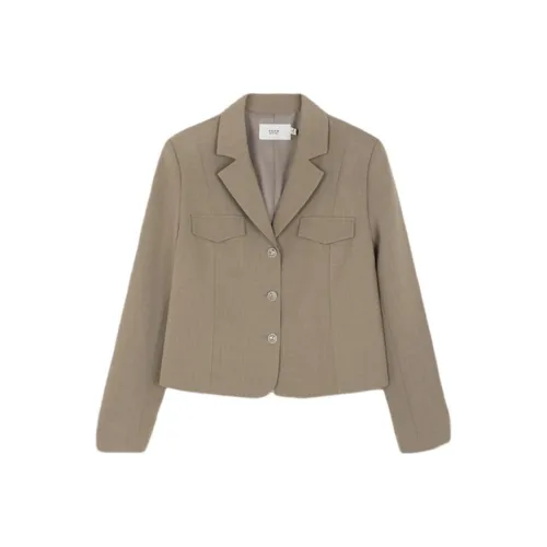 Mo Han Yi Mei Бизнес-костюм женский хаки серый зеленый