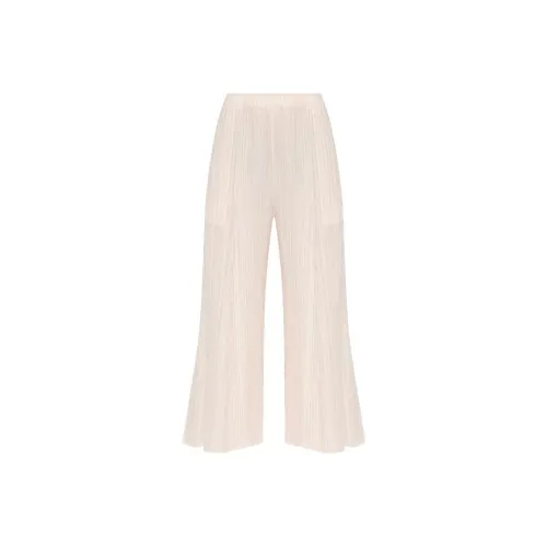 PLEATS PLEASE ISSEY MIYAKE Розовые Женские Повседневные Брюки