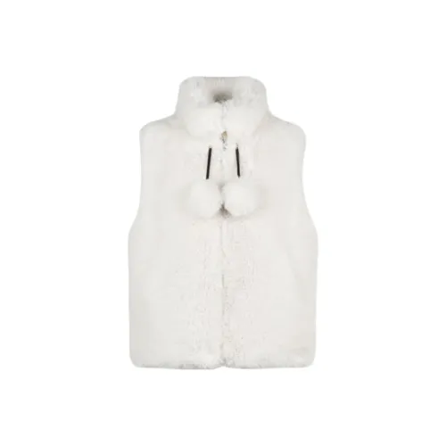 Moose Knuckles FW24 Жилет Женские Молочный Белый